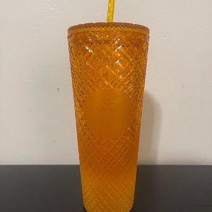 Starbucks orange tumbler